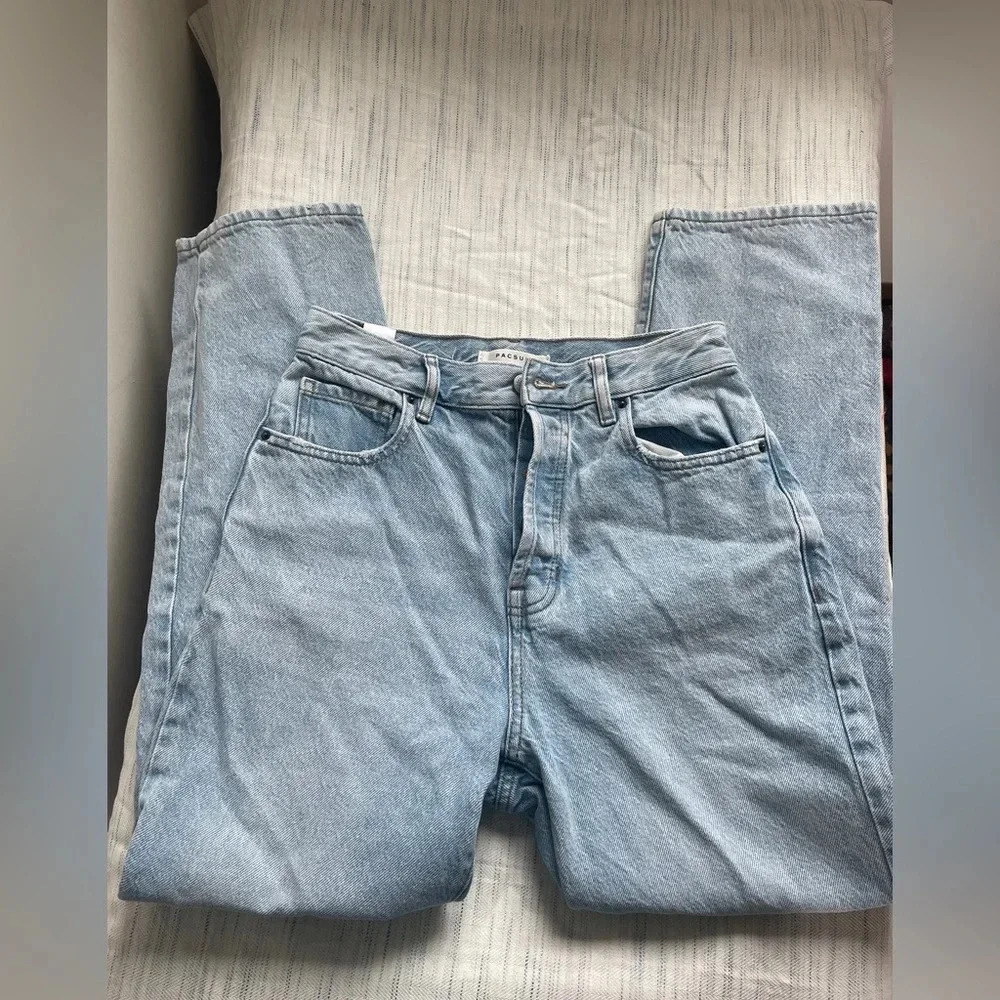 PacSun Patches Straight Leg Jeans- Size 26 - Picture 2 of 5